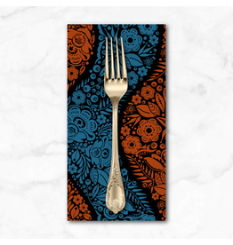 PD's Anna Maria Collection Perennial Borders, Village Path in Night, Dinner Napkin