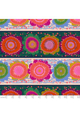 Anna Maria Perennial Borders, Line Dance in Spunky, Fabric Half-Yards
