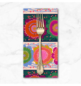 PD's Anna Maria Collection Perennial Borders, Line Dance in Spunky, Dinner Napkin