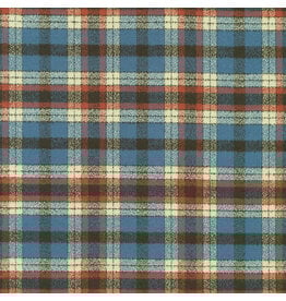 Robert Kaufman Yarn Dyed Cotton Flannel, Mammoth Flannel in Americana, Fabric Half-Yards