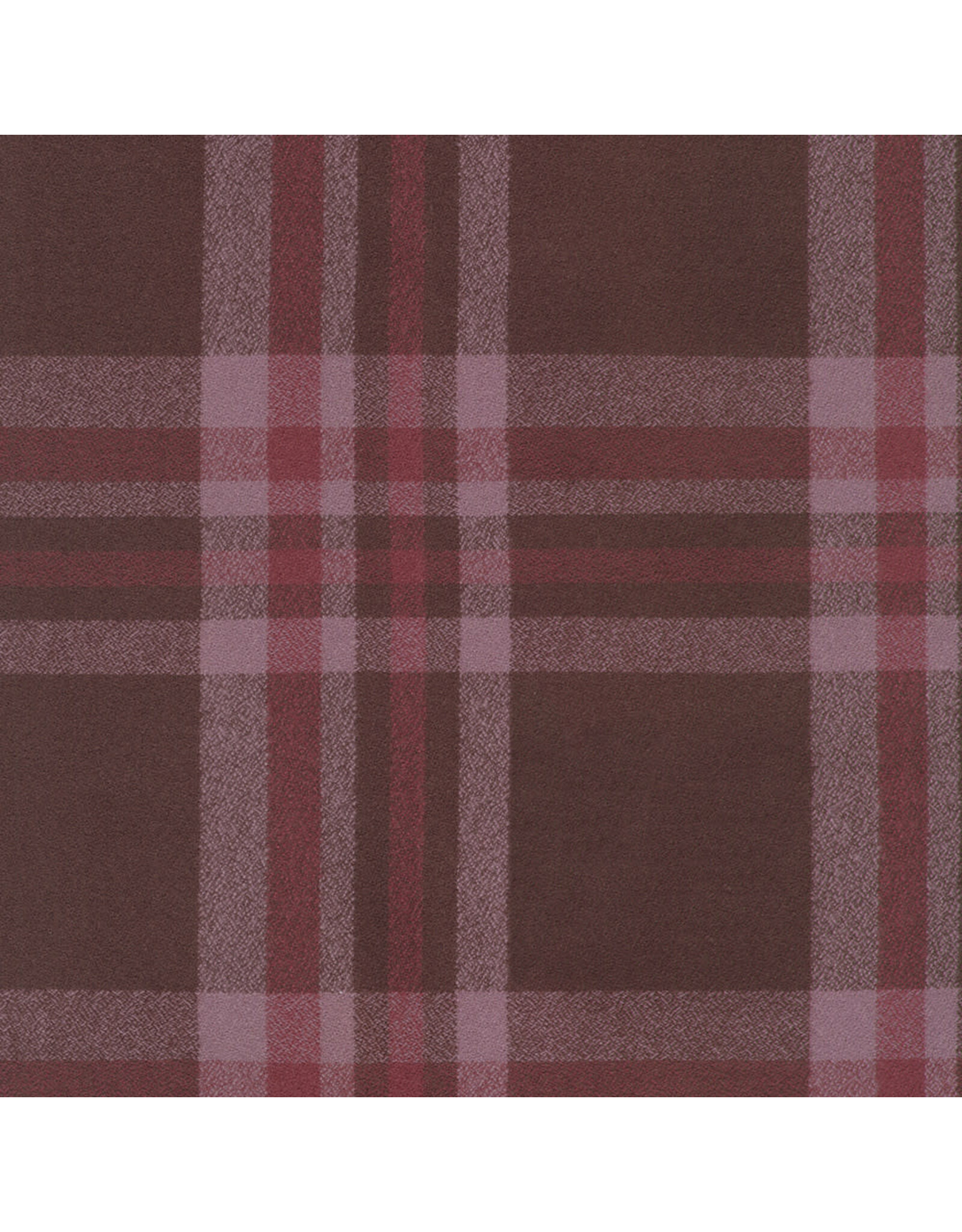 Robert Kaufman Yarn Dyed Cotton Flannel, Mammoth Flannel in Aubergine, Fabric Half-Yards
