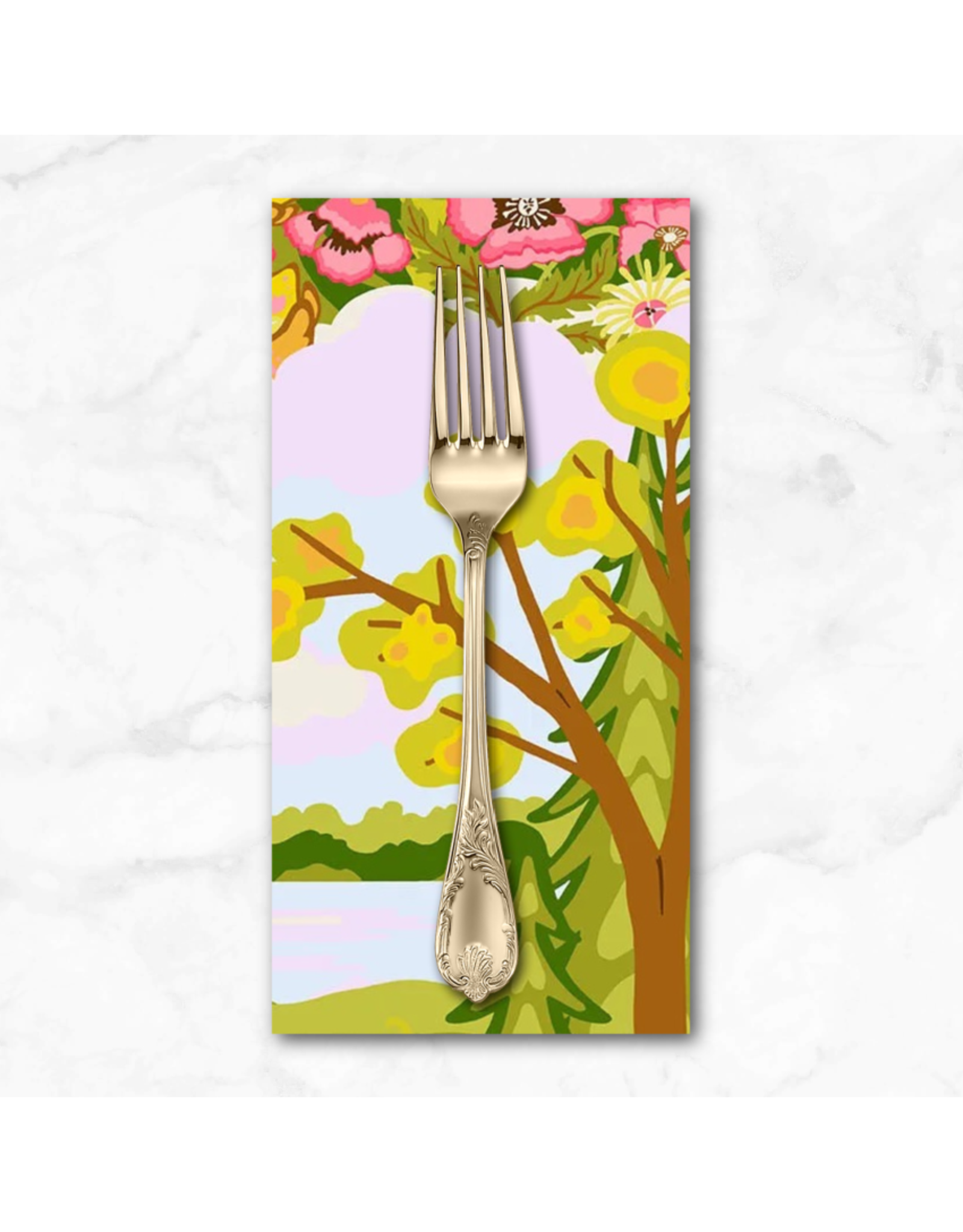 PD's Alison Glass Collection Camp Kitschy Lala, Echo in Summer, Dinner Napkin