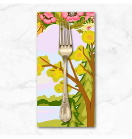 PD's Alison Glass Collection Camp Kitschy Lala, Echo in Summer, Dinner Napkin