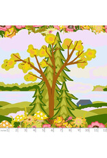 PD's Alison Glass Collection Camp Kitschy Lala, Echo in Summer, Dinner Napkin