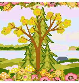 Alison Glass Camp Kitschy Lala, Echo in Summer, Fabric Half-Yards