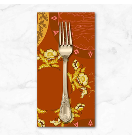 PD's Alison Glass Collection Camp Kitschy Lala, Thankful in Caramel, Dinner Napkin
