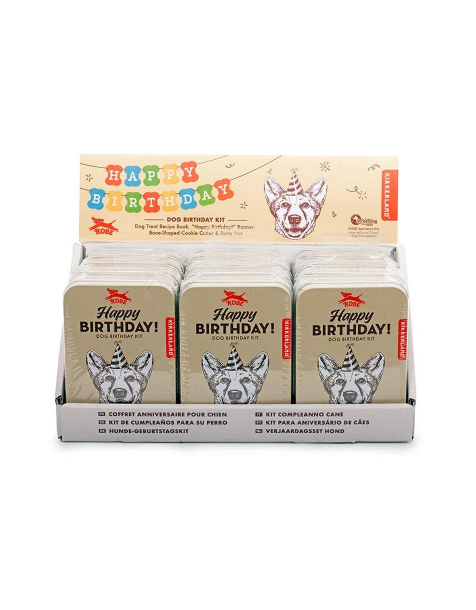 Kikkerland Dog Birthday Kit