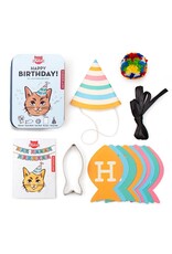 Kikkerland Kiko Cat Happy Birthday Kit