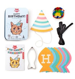 Kikkerland Kiko Cat Happy Birthday Kit