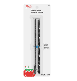 Dritz Sewing Gauge with Sliding Marker - 6 inch Dritz Sewing Gauge with Sliding Marker - 6 inch