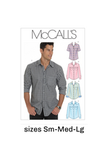 McCall's McCall's Men's Shirt Pattern M6044, Sizes Sm-Lg