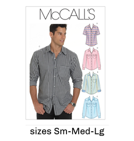 McCall's McCall's Men's Shirt Pattern M6044, Sizes Sm-Lg