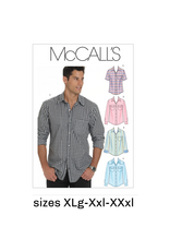 McCall's McCall's Men's Shirt Pattern M6044, Sizes XL-XXXL