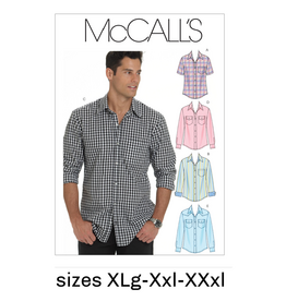 McCall's McCall's Men's Shirt Pattern M6044, Sizes XL-XXXL