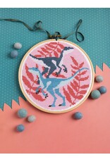 Hawthorne Handmade ON SALE - Velociraptors Cross Stitch Kit - 40% OFF