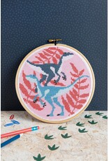Hawthorne Handmade ON SALE - Velociraptors Cross Stitch Kit - 40% OFF