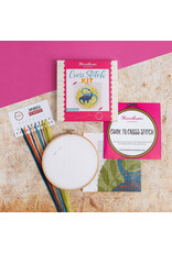 Hawthorne Handmade ON SALE - Velociraptors Cross Stitch Kit - 40% OFF