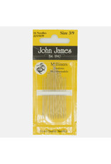 John James Straw - Milliners Needles, Assorted Sizes 3/9 - 16 ct.