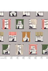 PD's Cloud9 Collection Spring Showers, Cozy & Dry in Gray, Dinner Napkin