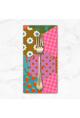 PD's Ruby Star Society Collection Catnap, Wide Back Hexagon in Mermaid, Dinner Napkin