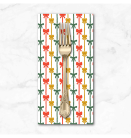 Christmas Collection Tied with a Bow, Christmas Morning, Dinner Napkin