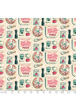 PD's Figo Collection Oven Fresh, Pizza in Cream, Dinner Napkin