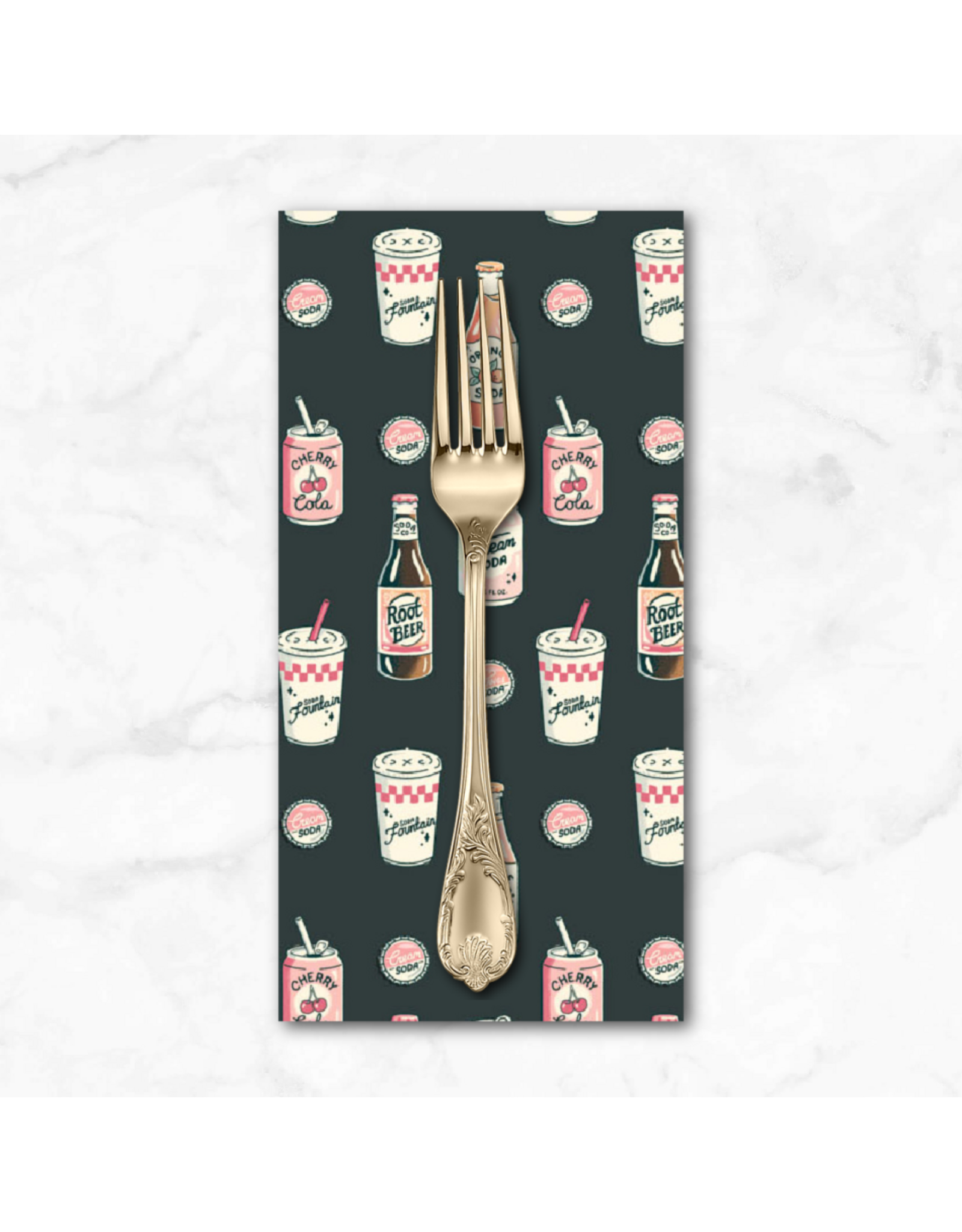 PD's Figo Collection Oven Fresh, Soda in Charcoal, Dinner Napkin