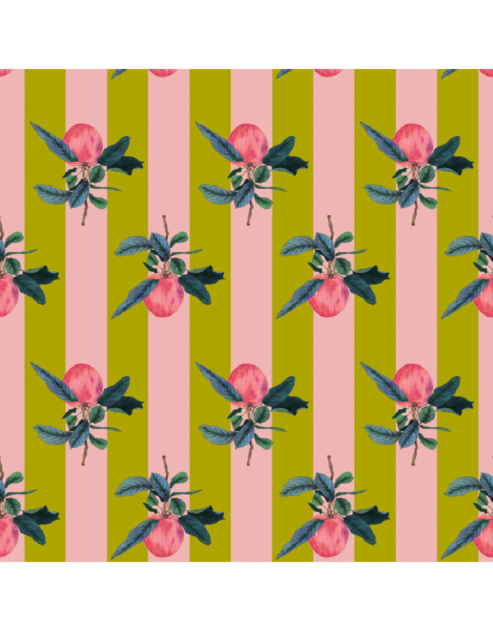 Figo Rosa, Apples in Chartreuse, Fabric Half-Yards
