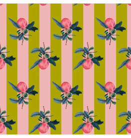 Figo Rosa, Apples in Chartreuse, Fabric Half-Yards