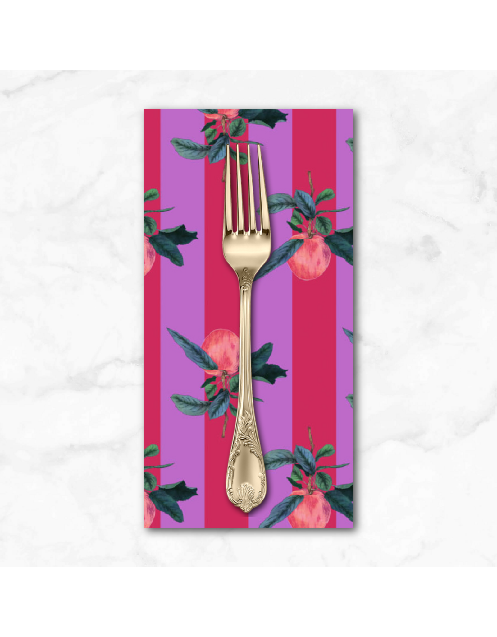 PD's Figo Collection Rosa, Apples in Red, Dinner Napkin