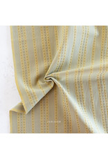 Fableism Lucky Loom Wovens, Stitch Stripe in Sage, Fabric Half-Yards