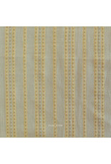 Fableism Lucky Loom Wovens, Stitch Stripe in Sage, Fabric Half-Yards