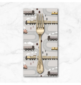 PD's Dear Stella Collection Are We There Yet?, On the Right Track in Fog, Dinner Napkin