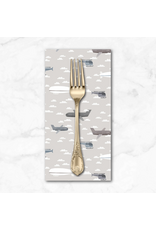 PD's Dear Stella Collection Are We There Yet?, Plane Awesome in Fog, Dinner Napkin