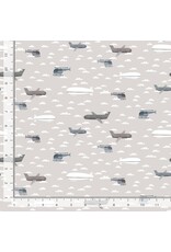 PD's Dear Stella Collection Are We There Yet?, Plane Awesome in Fog, Dinner Napkin