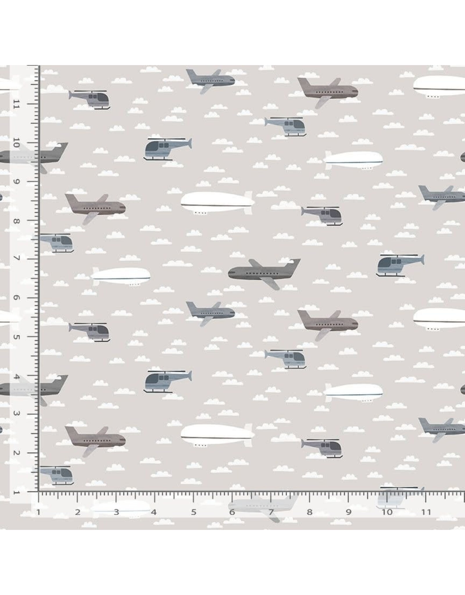 PD's Dear Stella Collection Are We There Yet?, Plane Awesome in Fog, Dinner Napkin