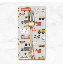 PD's Dear Stella Collection Are We There Yet?, Spinning My Wheels in Fog, Dinner Napkin