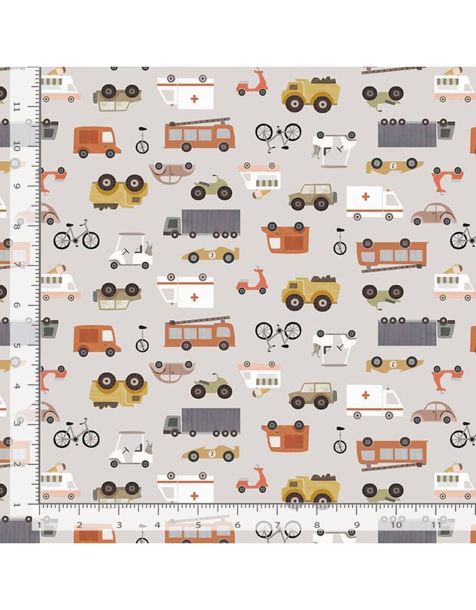 PD's Dear Stella Collection Are We There Yet?, Spinning My Wheels in Fog, Dinner Napkin