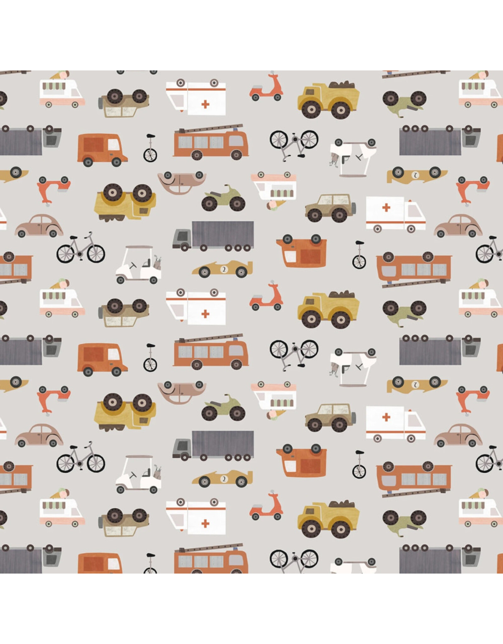 Dear Stella Are We There Yet?, Spinning My Wheels in Fog, Fabric Half-Yards