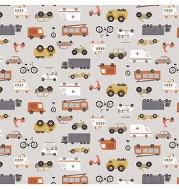 Dear Stella Are We There Yet?, Spinning My Wheels in Fog, Fabric Half-Yards