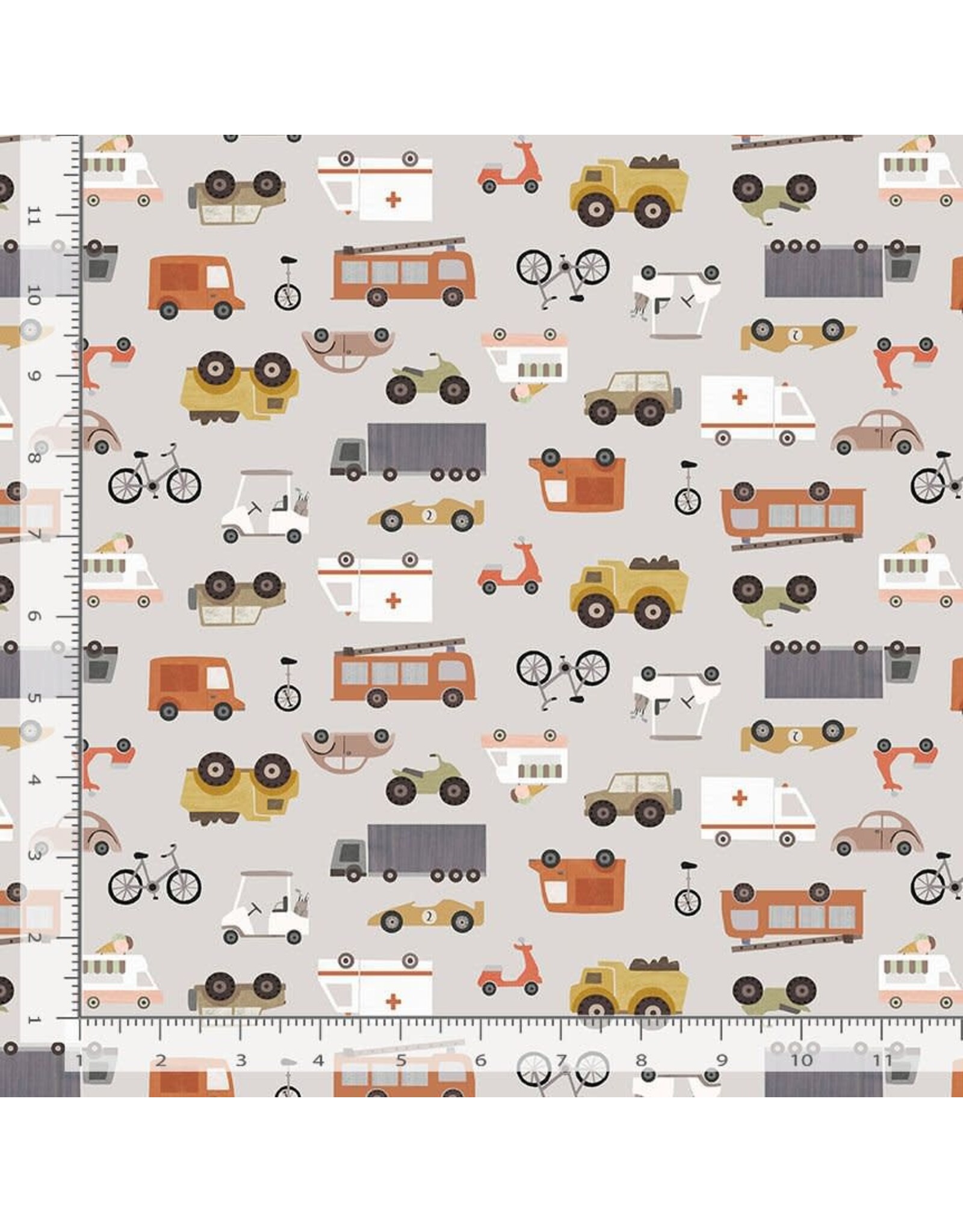 Dear Stella Are We There Yet?, Spinning My Wheels in Fog, Fabric Half-Yards