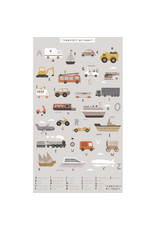 Dear Stella Are We There Yet?, Panel in Fog, 24" Fabric Panel