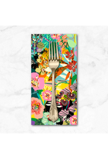 PD'S Free Spirit Collection Vibrant Botanica, Flower Garden in Jungle, Dinner Napkin