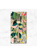 PD'S Free Spirit Collection Vibrant Botanica, Overgrown in Pastel, Dinner Napkin