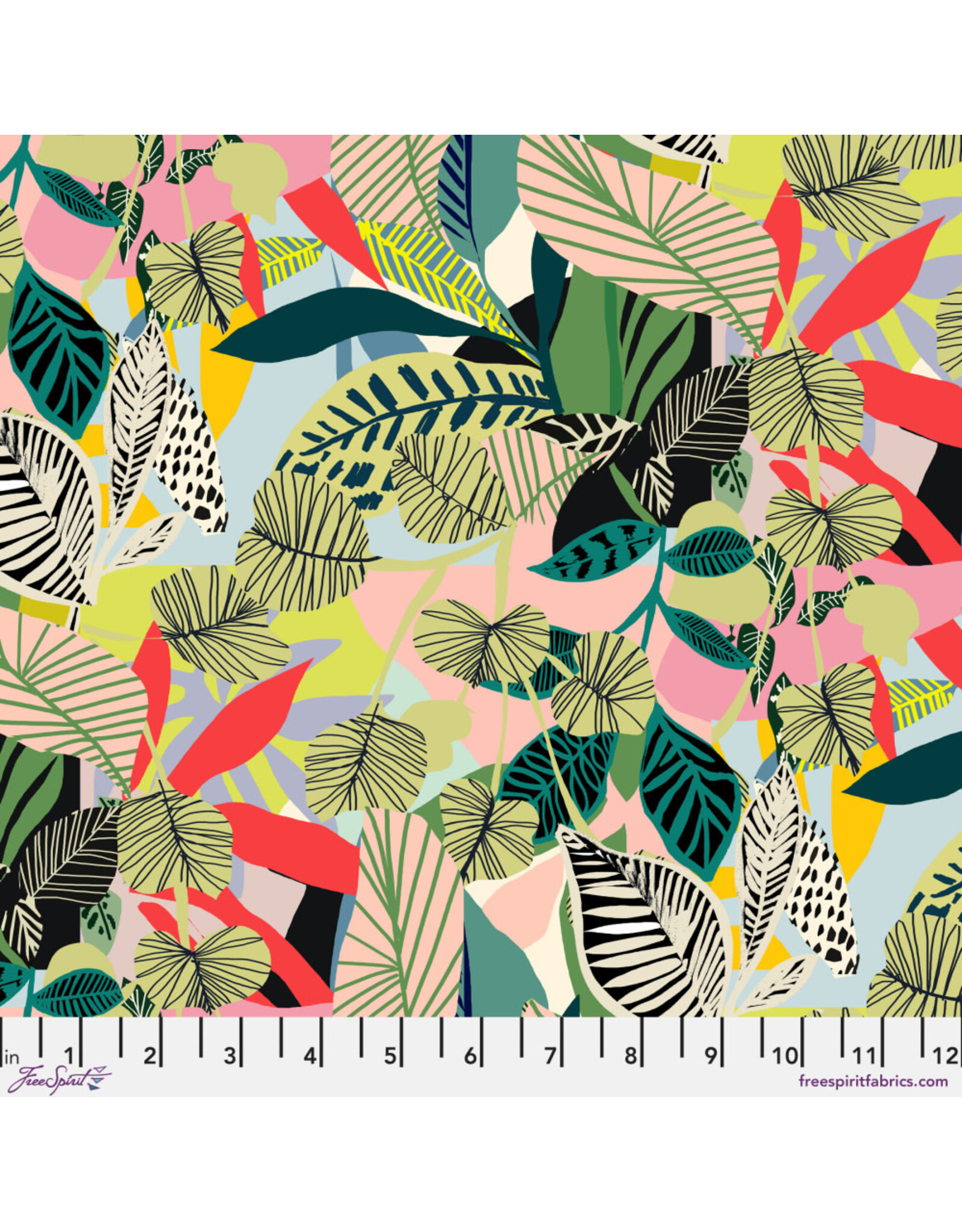 PD'S Free Spirit Collection Vibrant Botanica, Overgrown in Pastel, Dinner Napkin