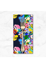PD'S Free Spirit Collection Vibrant Botanica, Plumeria in Night, Dinner Napkin