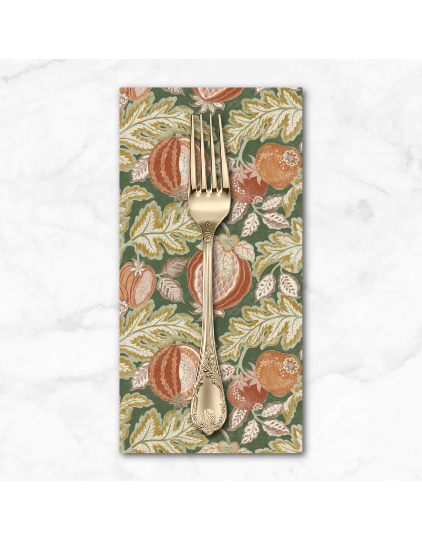 PD'S Free Spirit Collection Caspian, Cantaloupe in Forest, Dinner Napkin