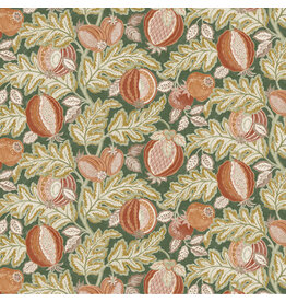 Free Spirit Caspian, Cantaloupe in Forest, Fabric Half-Yards
