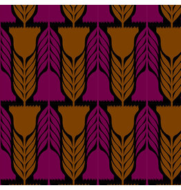 Anna Maria Silhouette, Heritage in Black, Linen/Cotton Blend Fabric Half-Yards