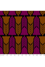 Anna Maria Silhouette, Heritage in Black, Linen/Cotton Blend Fabric Half-Yards